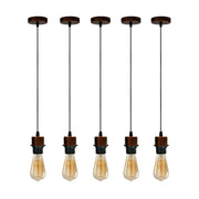 cortex-london-york-rustic-red-e27-pendant-light-holder-set-pack-5