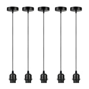 cortex-london-windsor-black-industrial-e27-pendant-light-holder-five-pack