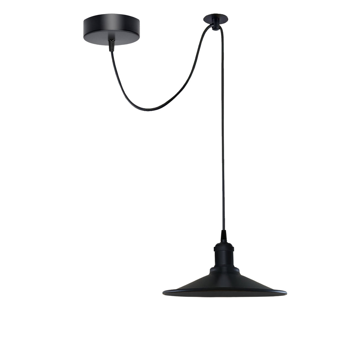 cortex-london-york-vintage-black-cone-pendant-light-e27-metal-adjustable-cord
