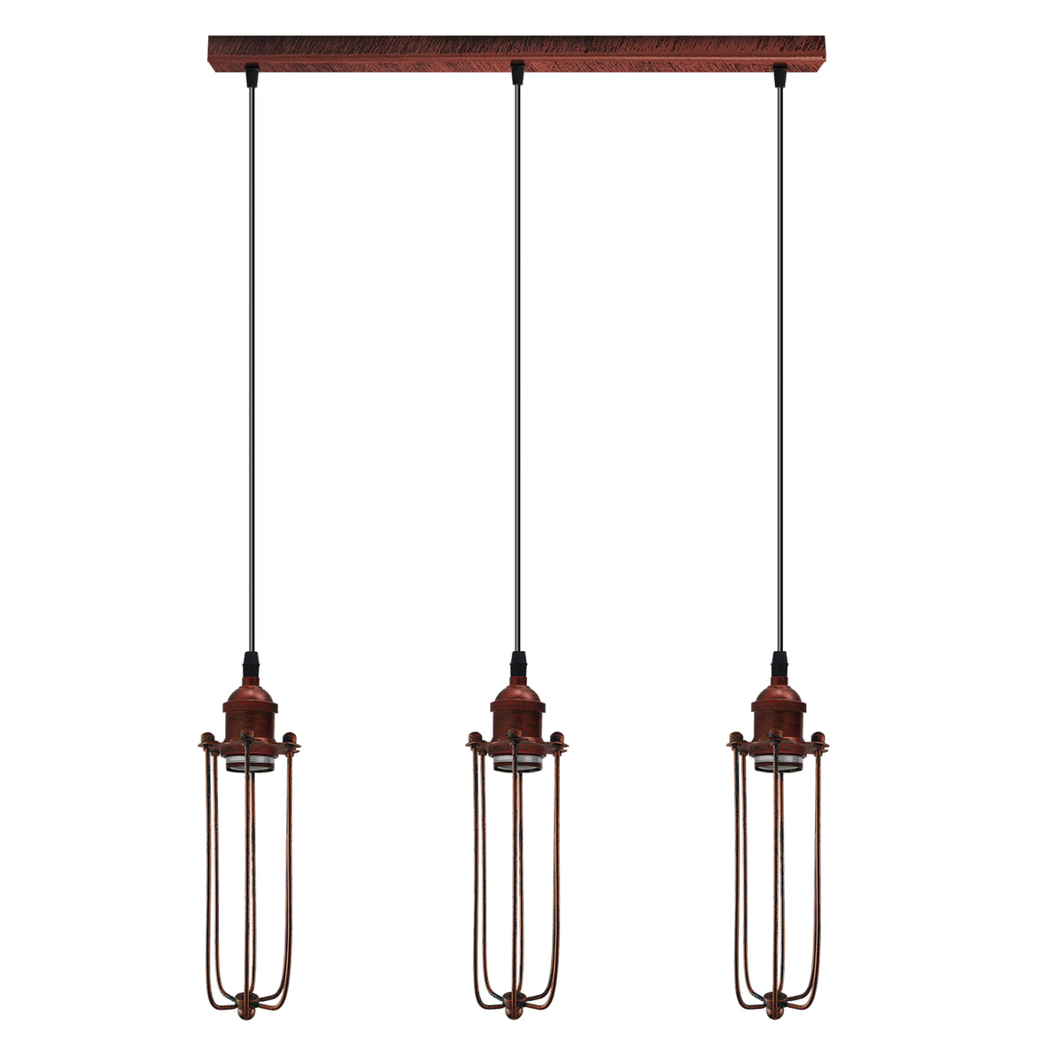 cortex-london-bristol-rustic-red-three-head-cage-pendant-light