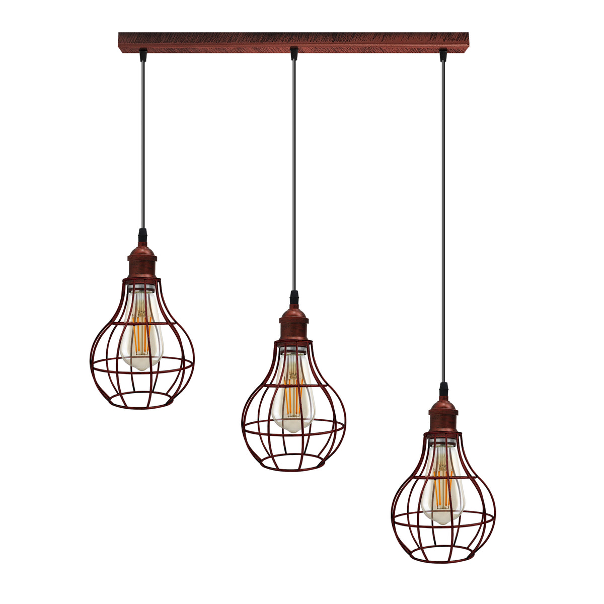 cortex-london-bristol-rustic-red-three-head-e27-metal-pendant-light