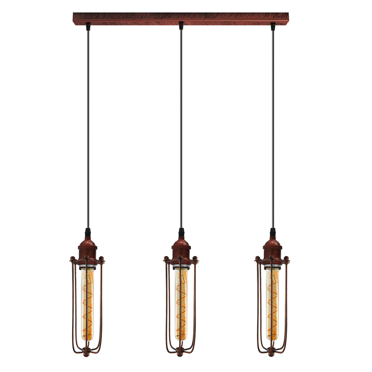 cortex-london-york-rustic-red-3-head-e27-cage-pendant-light