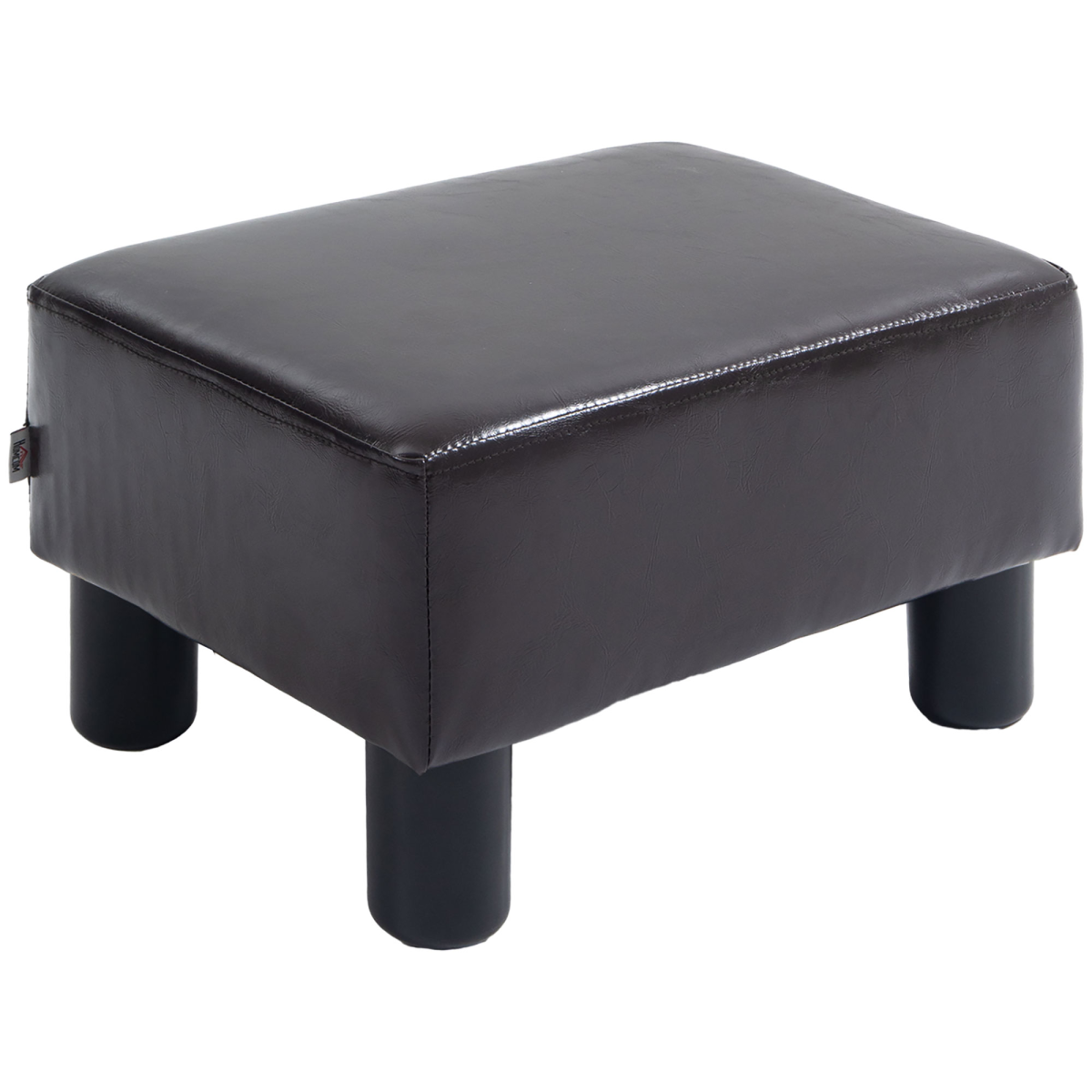 cortex-london-york-brown-linen-fabric-footstool-ottoman-cube-four-plastic-legs