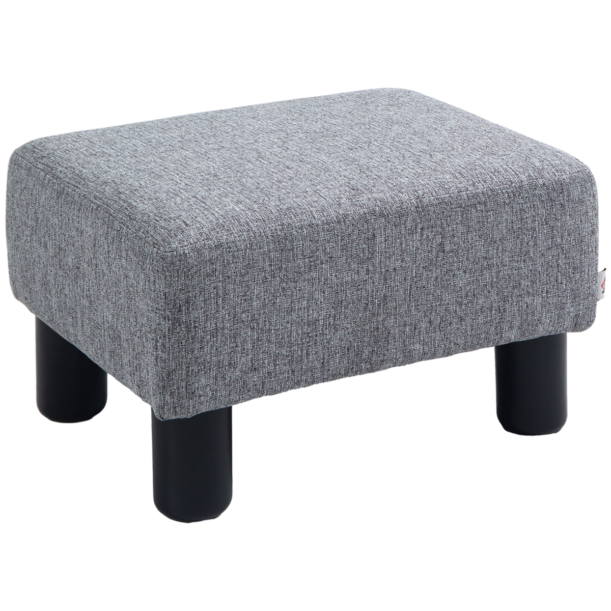 cortex-london-york-brown-linen-fabric-footstool-ottoman-cube-four-plastic-legs