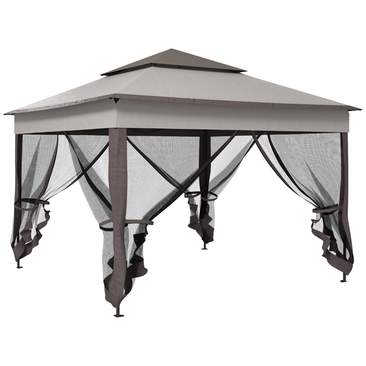 cortex-london-windsor-folding-garden-gazebo-light-grey-metal-polyester