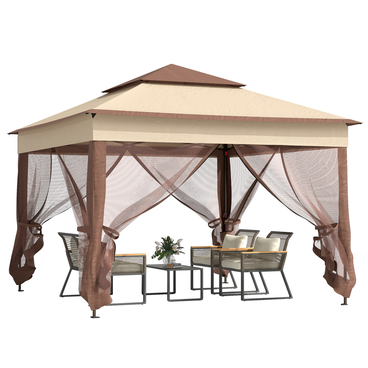 cortex-london-windsor-folding-garden-gazebo-light-grey-metal-polyester