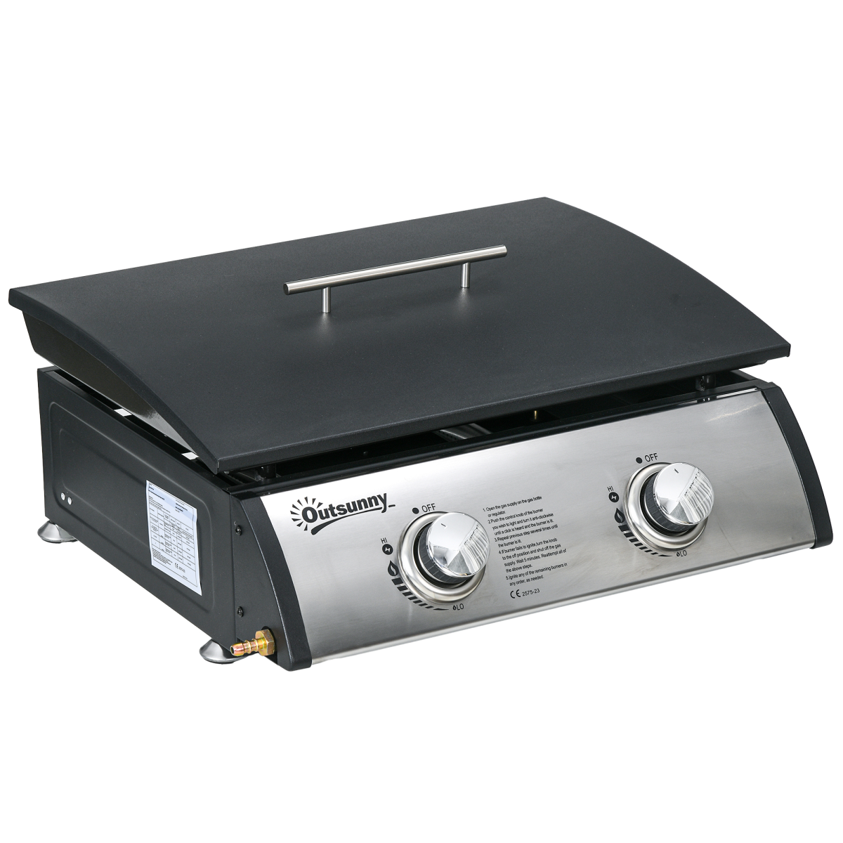 cortex-london-outsunny-windsor-portable-gas-plancha-grill-two-burner-10kw