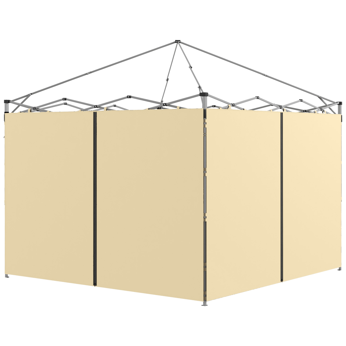 cortex-london-windsor-beige-pop-up-gazebo-side-panels-set-of-two-zipped-doors