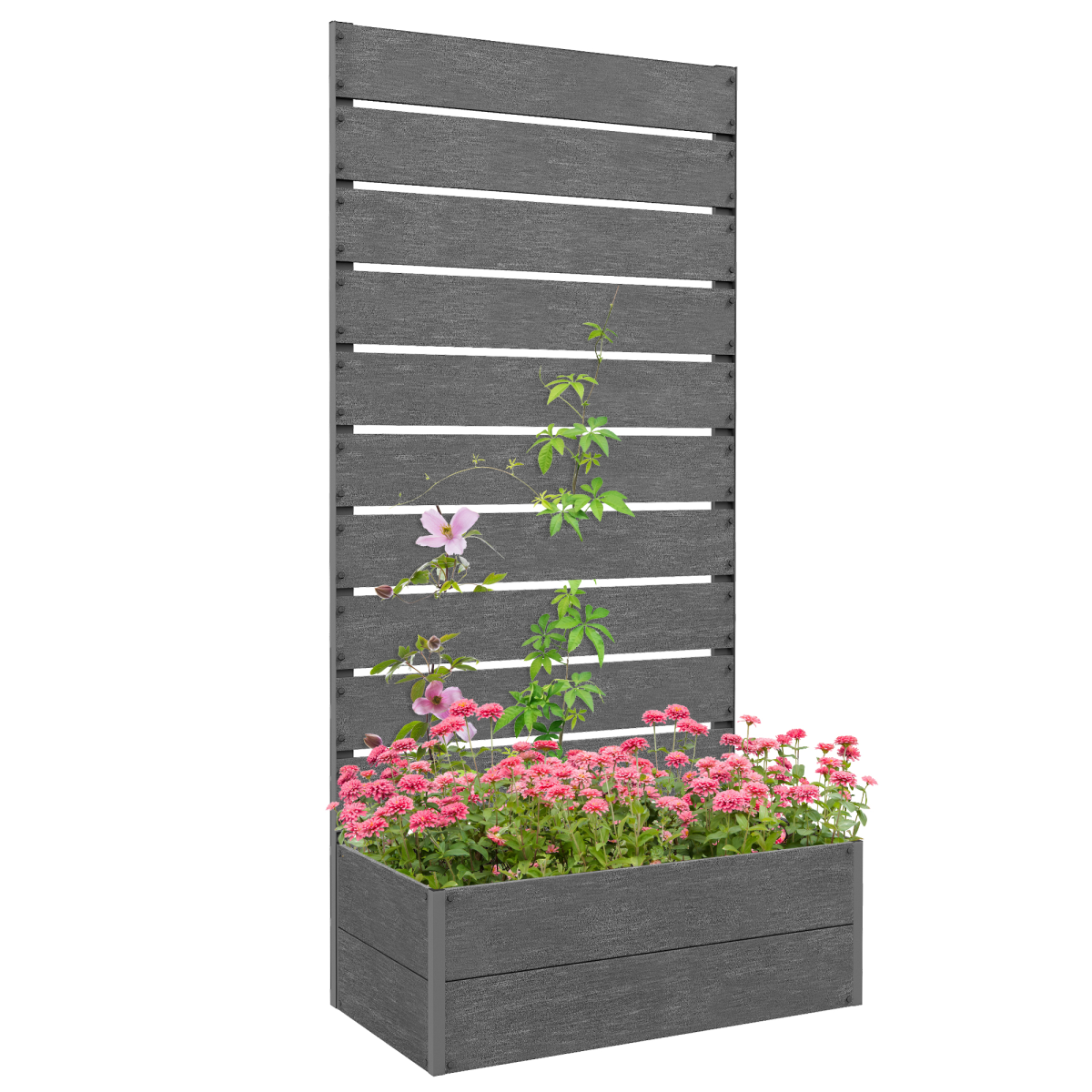 cortex-london-york-raised-garden-planter-with-trellis-grey