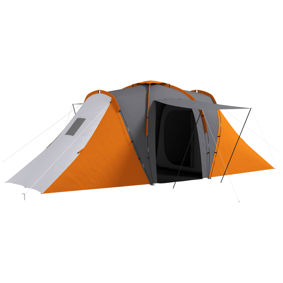 cortex-london-windsor-6-man-camping-tent-two-bedrooms-living-area-grey-blue