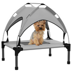 cortex-london-york-cooling-raised-dog-bed-dark-blue-breathable-mesh-canopy