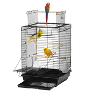 cortex-london-windsor-59cm-bird-cage-openable-top-stand-tray-feeding-bowls