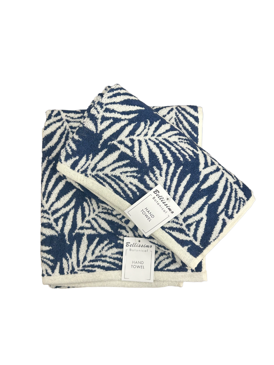 cortex-london-botanical-leaf-turkish-cotton-jacquard-towel-white-leaf-design-coloured-background