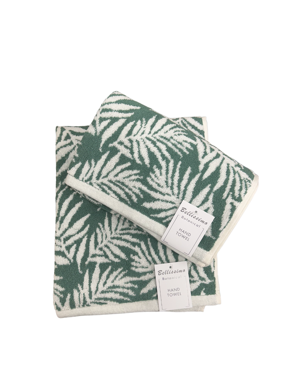 cortex-london-botanical-leaf-turkish-cotton-jacquard-towel-white-leaf-design-coloured-background