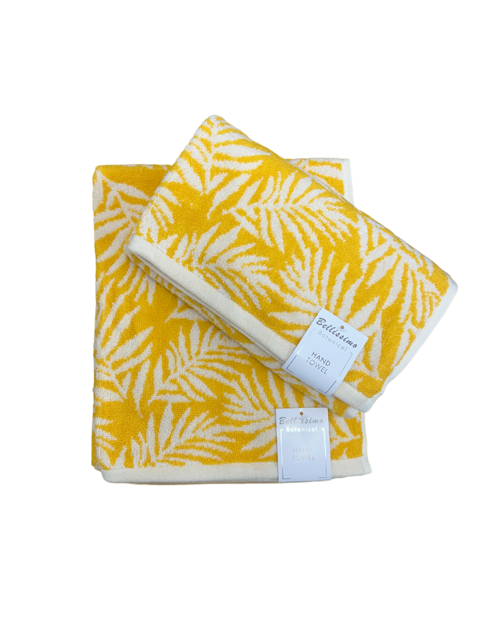 cortex-london-botanical-leaf-turkish-cotton-jacquard-towel-white-leaf-design-coloured-background
