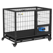 cortex-london-windsor-heavy-duty-dog-crate-on-wheels-with-bowl-holder