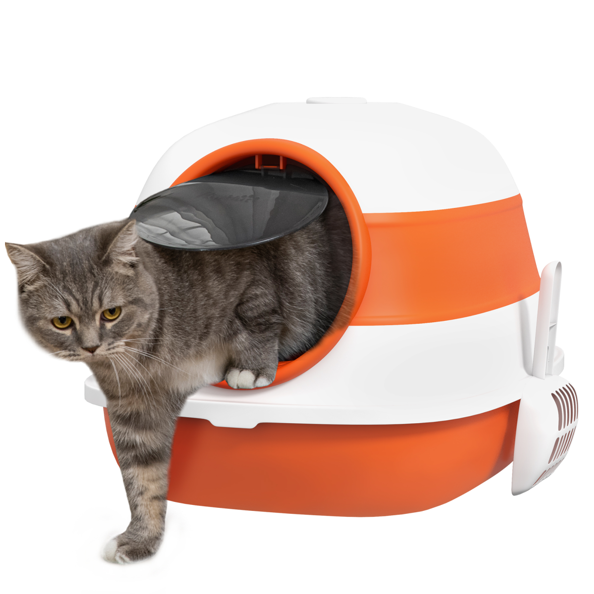 cortex-london-windsor-foldable-hooded-cat-litter-tray-black-white