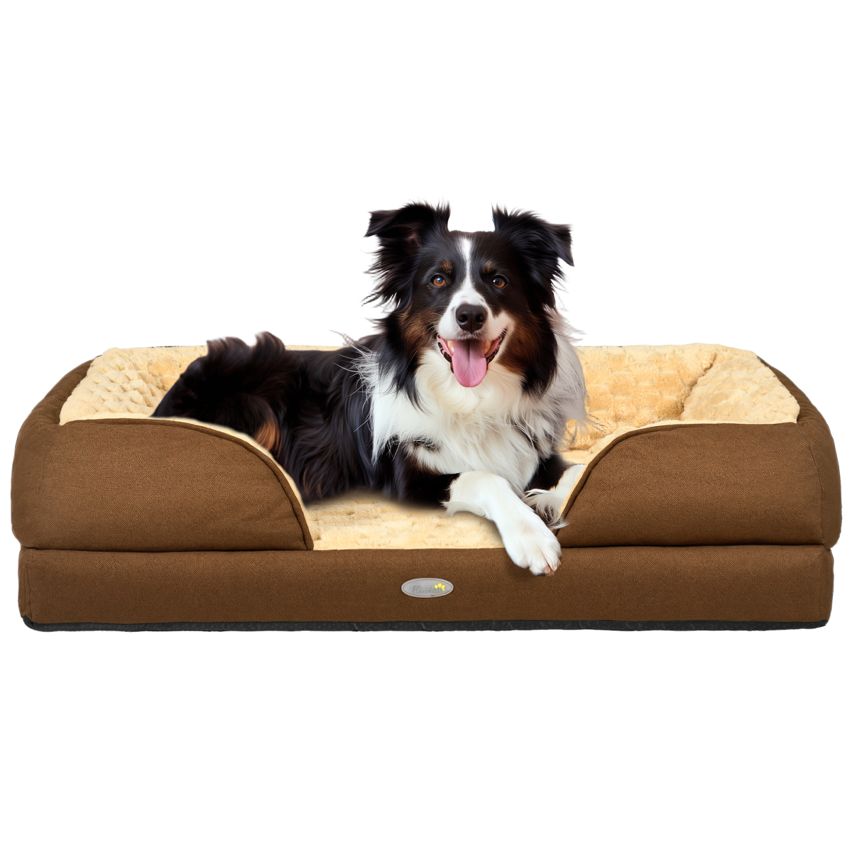 cortex-london-windsor-calming-dog-bed-for-small-dogs-brown-khaki