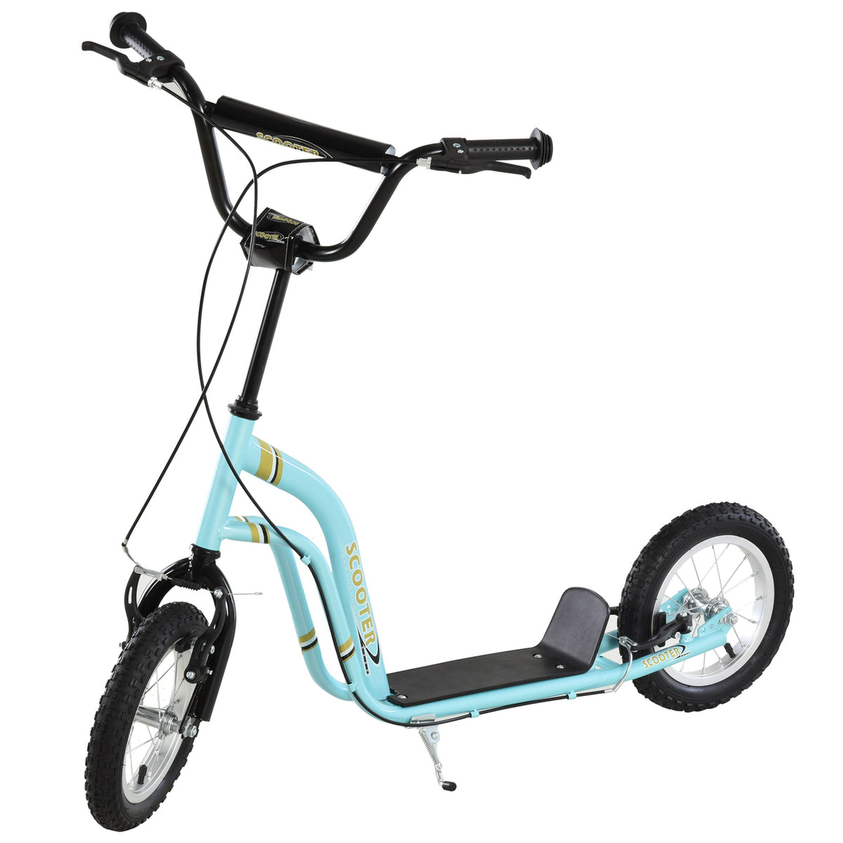 cortex-london-windsor-kids-stunt-scooter-adjustable-handlebar-12-inch-rubber-wheels-black