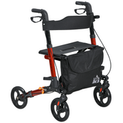 cortex-london-windsor-four-wheel-rollator-walker-with-seat-red-black