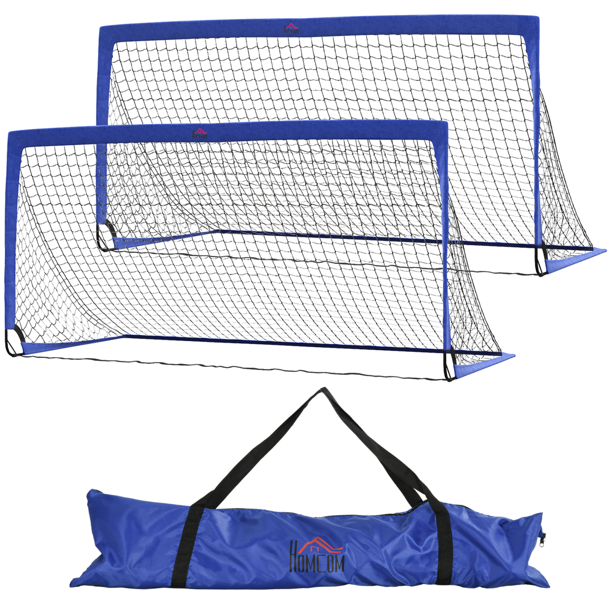 cortex-london-windsor-folding-outdoor-football-goal-all-weather-net-blue