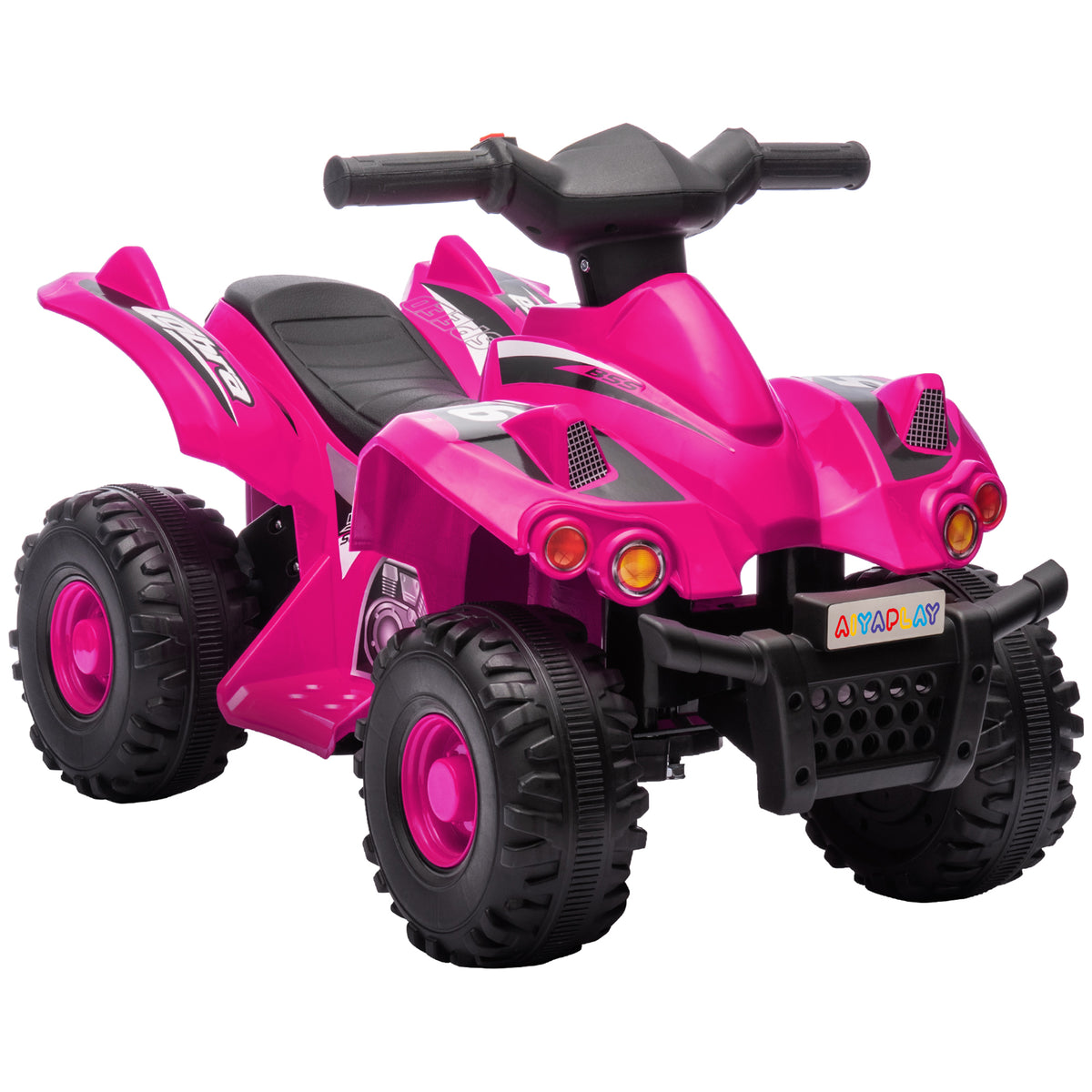 cortex-london-windsor-6v-kids-electric-quad-bike-with-music-black