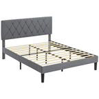 cortex-london-windsor-double-bed-frame-adjustable-linen-look-headboard-grey-black