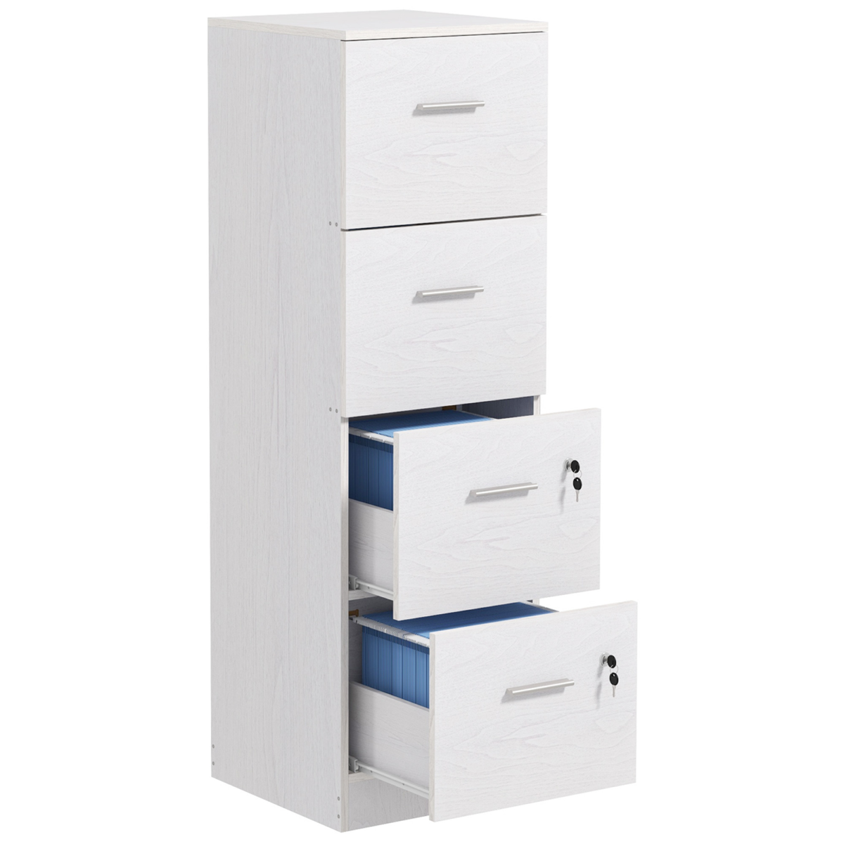cortex-london-windsor-four-drawer-locking-file-cabinet-black-wood-effect