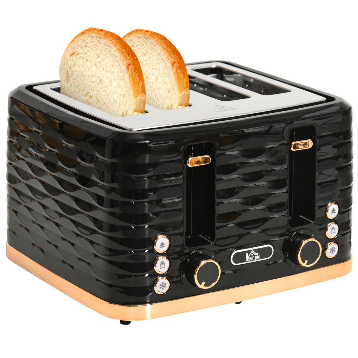 cortex-london-homcom-four-slot-black-ripple-toaster