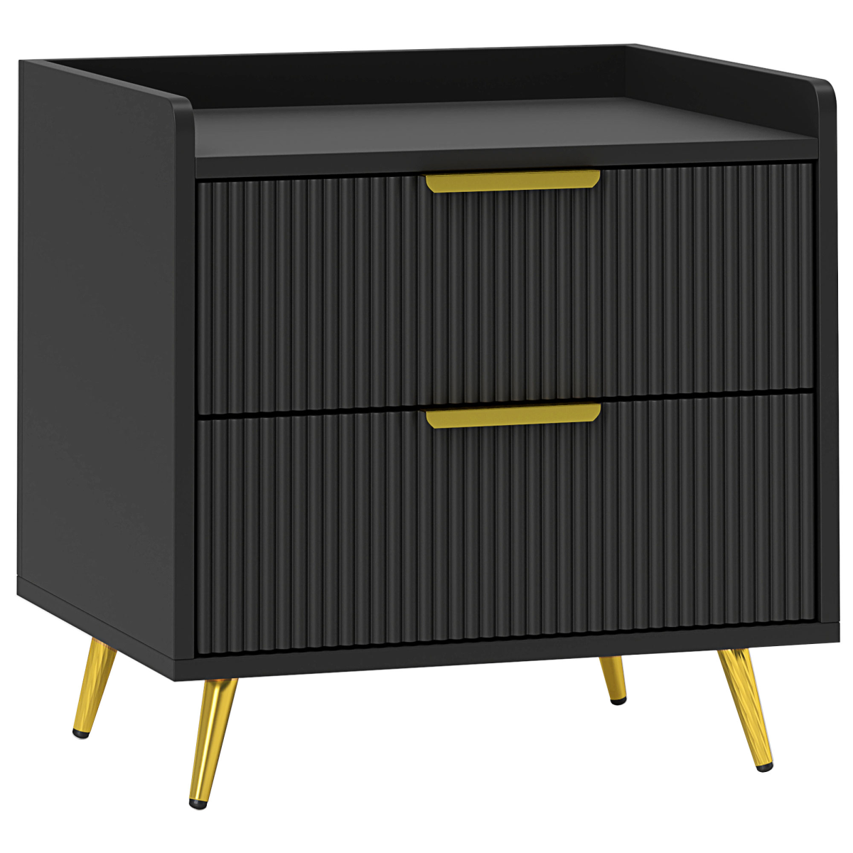 cortex-london-windsor-black-two-drawer-bedside-table-mdf-particle-board