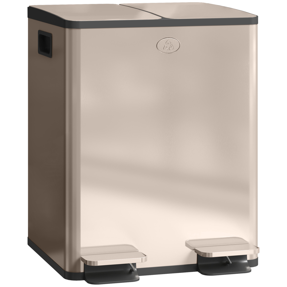 cortex-london-westminster-dual-kitchen-recycling-pedal-bin-2-x-20l-black