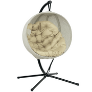 cortex-london-windsor-folding-egg-swing-chair-grey-black-steel-texteline-polyester-pp-cotton