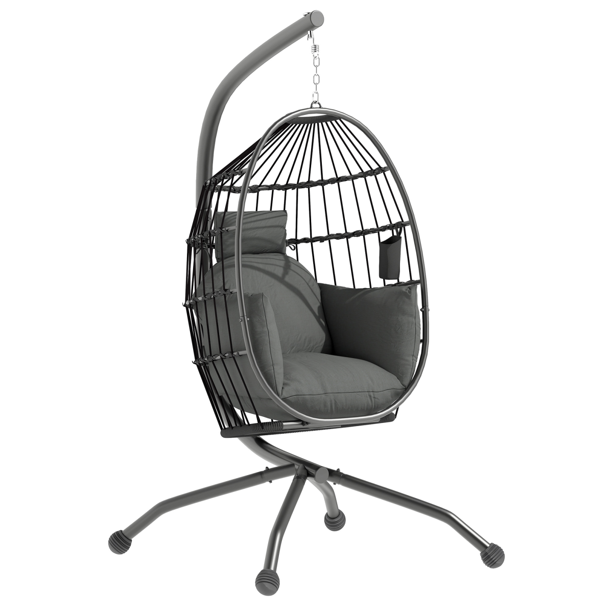 cortex-london-windsor-folding-egg-swing-chair-dark-grey-black