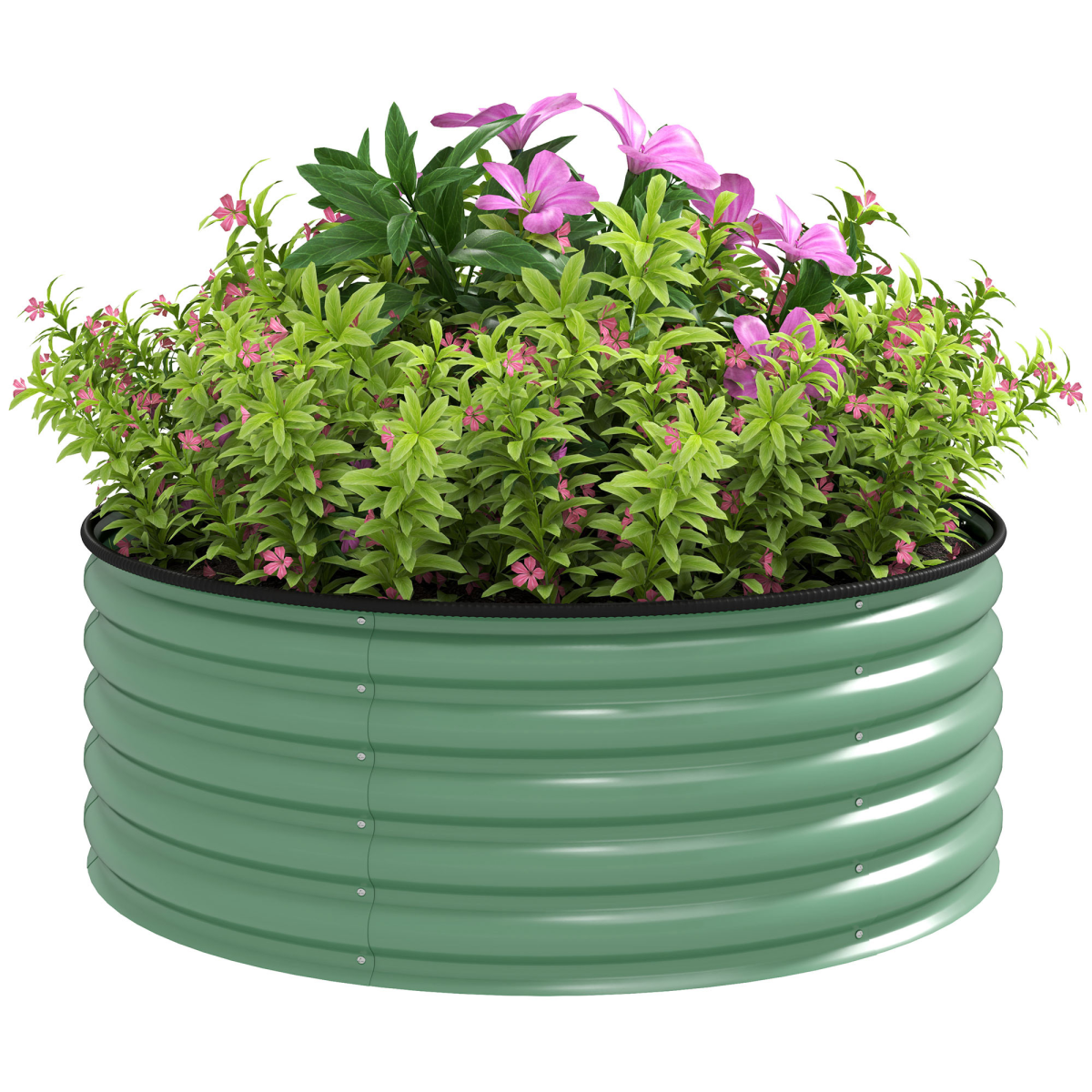 cortex-london-windsor-deep-galvanised-steel-garden-planter-dark-grey-gloves