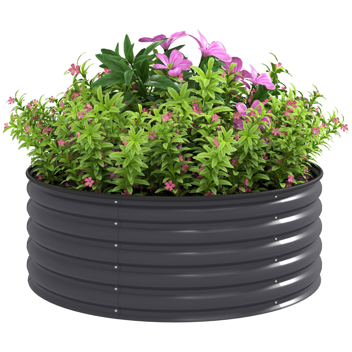 cortex-london-windsor-deep-galvanised-steel-garden-planter-dark-grey-gloves