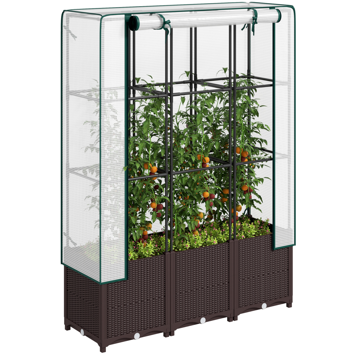 cortex-london-kew-vegetable-planter-with-trellis-pe-cover
