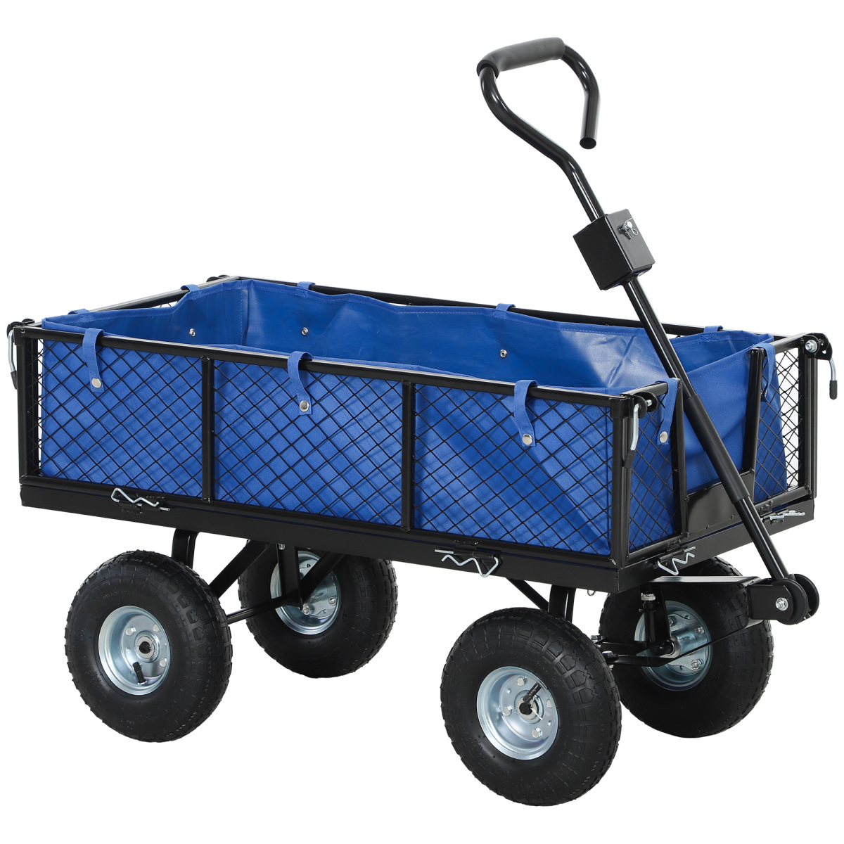 cortex-london-windsor-garden-cart-removable-liner-quick-release-sides-black