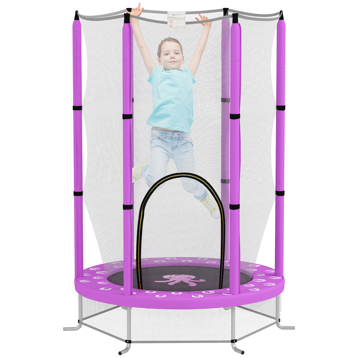 cortex-london-windsor-pink-bouncy-jump-pad-safety-net
