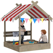 cortex-london-windsor-kids-sand-pit-playhouse-canopy-blackboard-sink