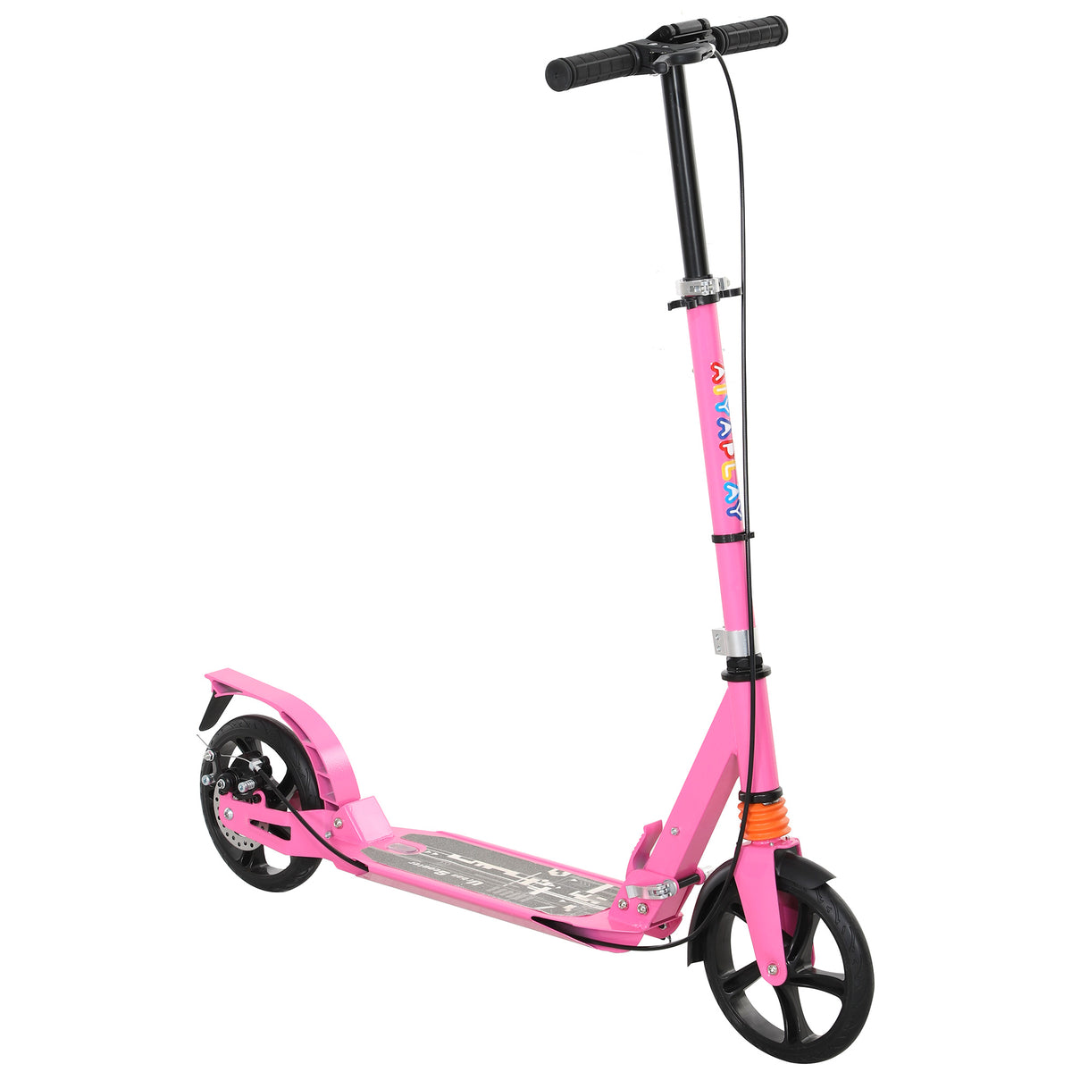 cortex-london-windsor-pink-kids-foldable-scooter-adjustable-handlebar