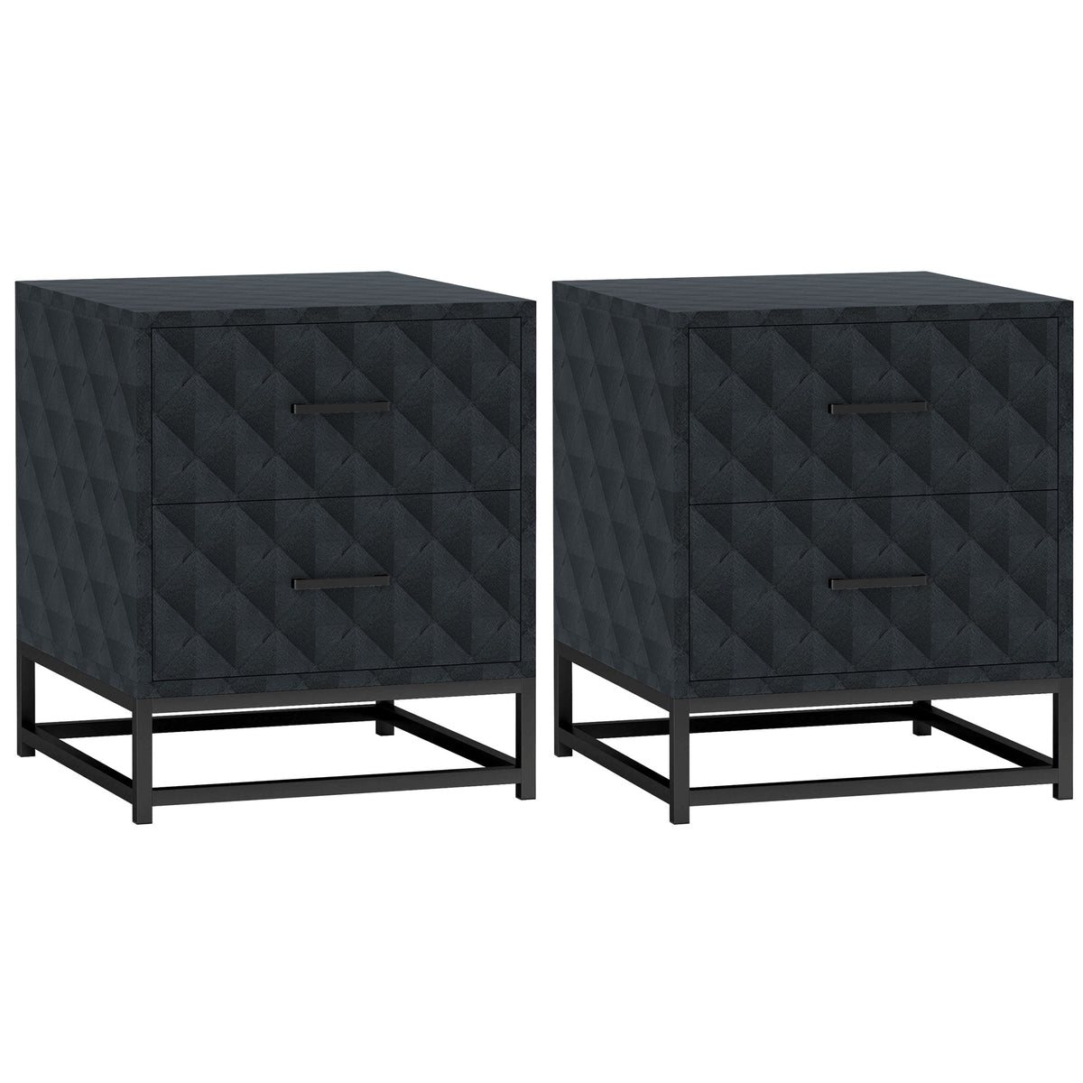 cortex-london-windsor-black-bedside-tables-set-of-2-with-steel-legs