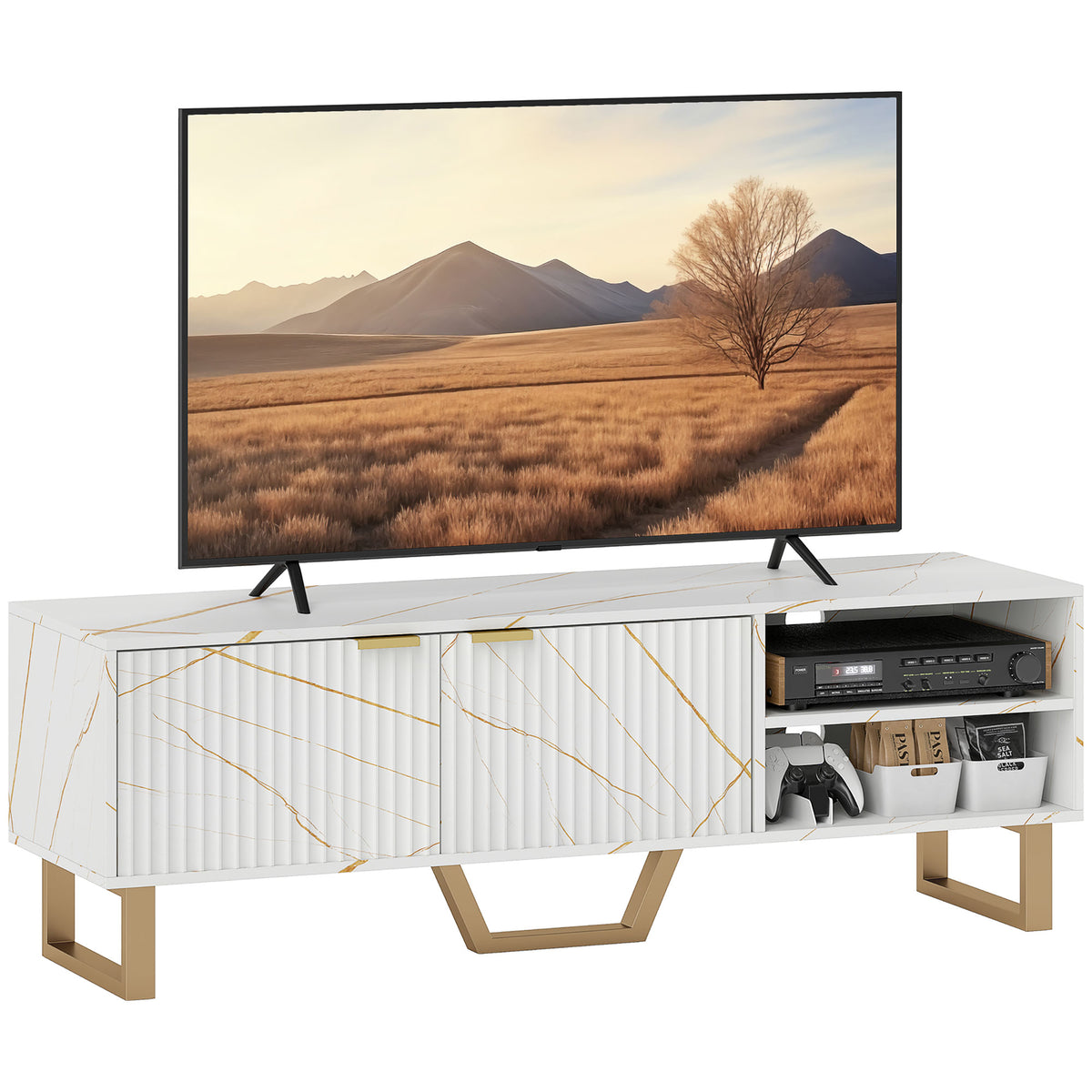 cortex-london-windsor-marble-pattern-tv-stand-black-cabinet