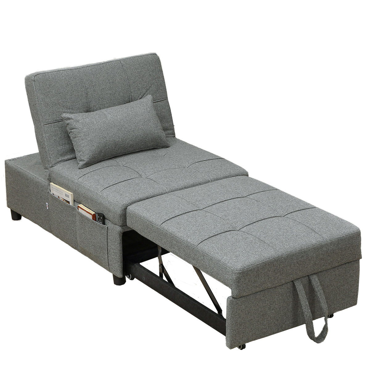 cortex-london-windsor-4-in-1-pull-out-sleeper-chair-bed-charcoal-grey