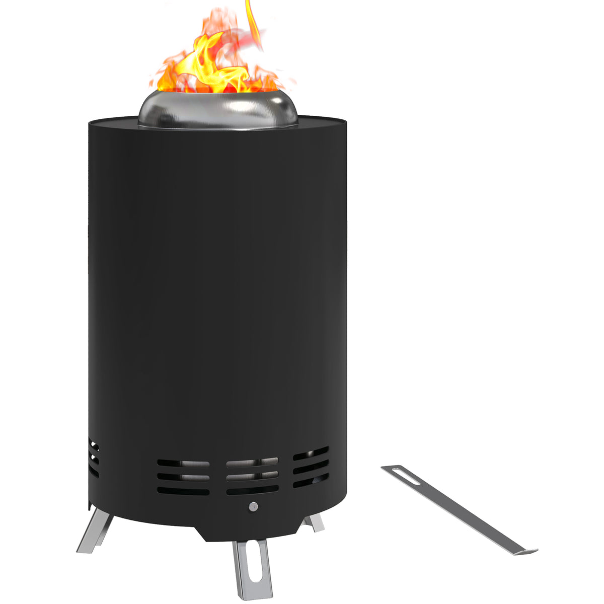 cortex-london-york-smokeless-outdoor-fire-pit-black-stainless-steel