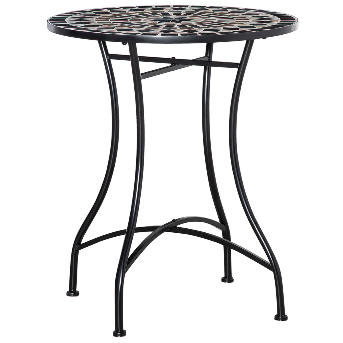 cortex-london-windsor-ceramic-mosaic-table-60cm-black-yellow-white