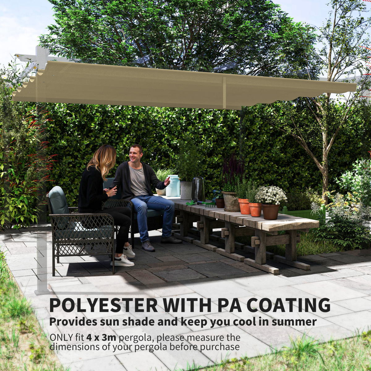 cortex-london-windsor-outsunny-pergola-replacement-canopy-light-grey-polyester