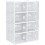 cortex-london-windsor-clear-stackable-shoe-storage-boxes-set-of-8
