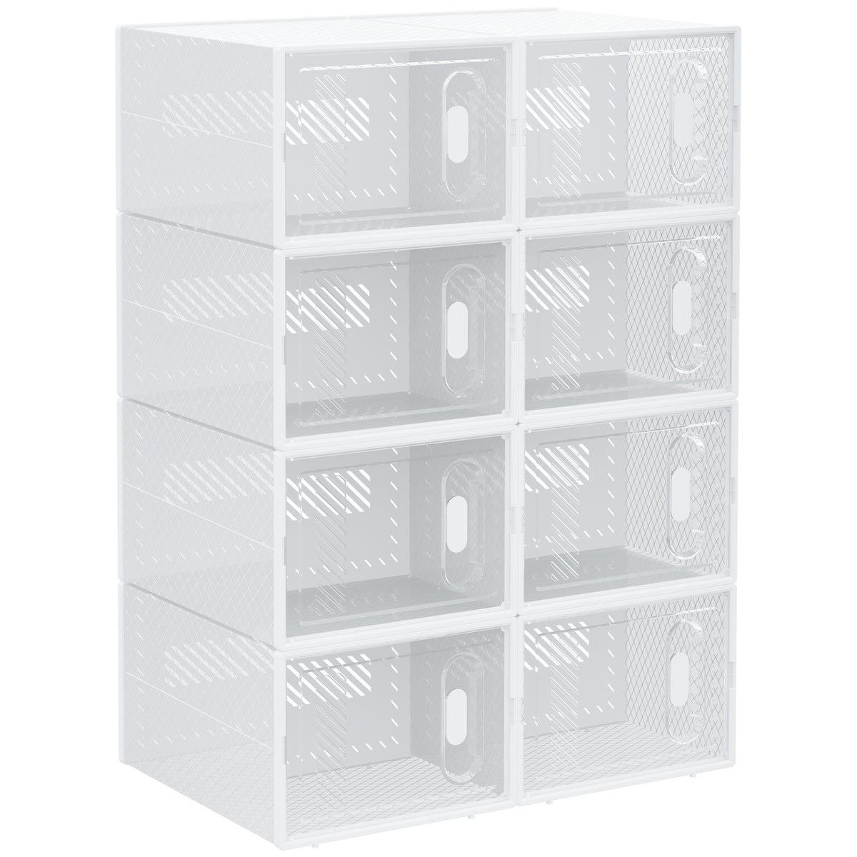 cortex-london-windsor-clear-stackable-shoe-storage-boxes-set-of-8