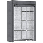 cortex-london-kensington-dark-grey-fabric-wardrobe-shelves-hanging-rail