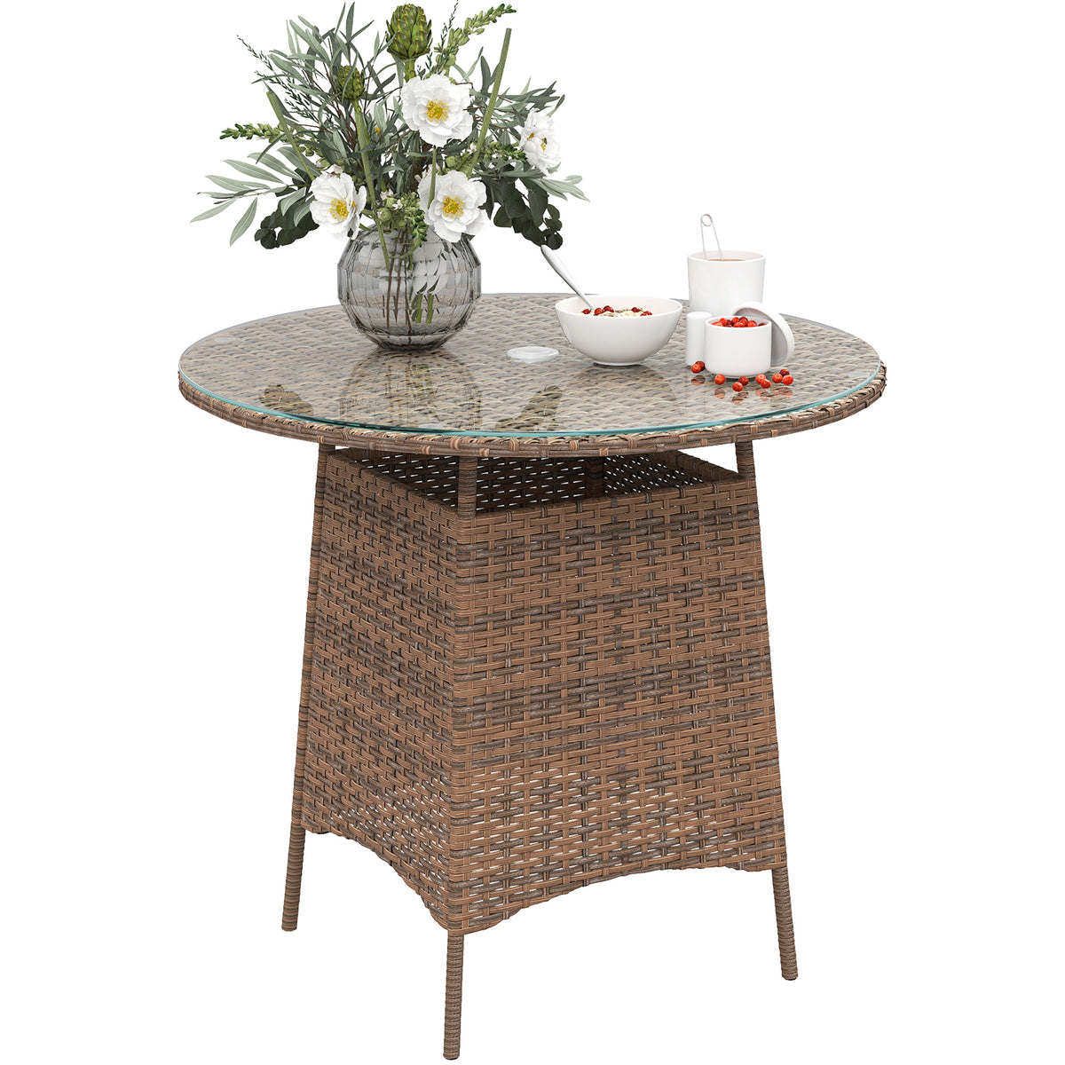 cortex-london-york-rattan-garden-table-brown-tempered-glass-umbrella-hole